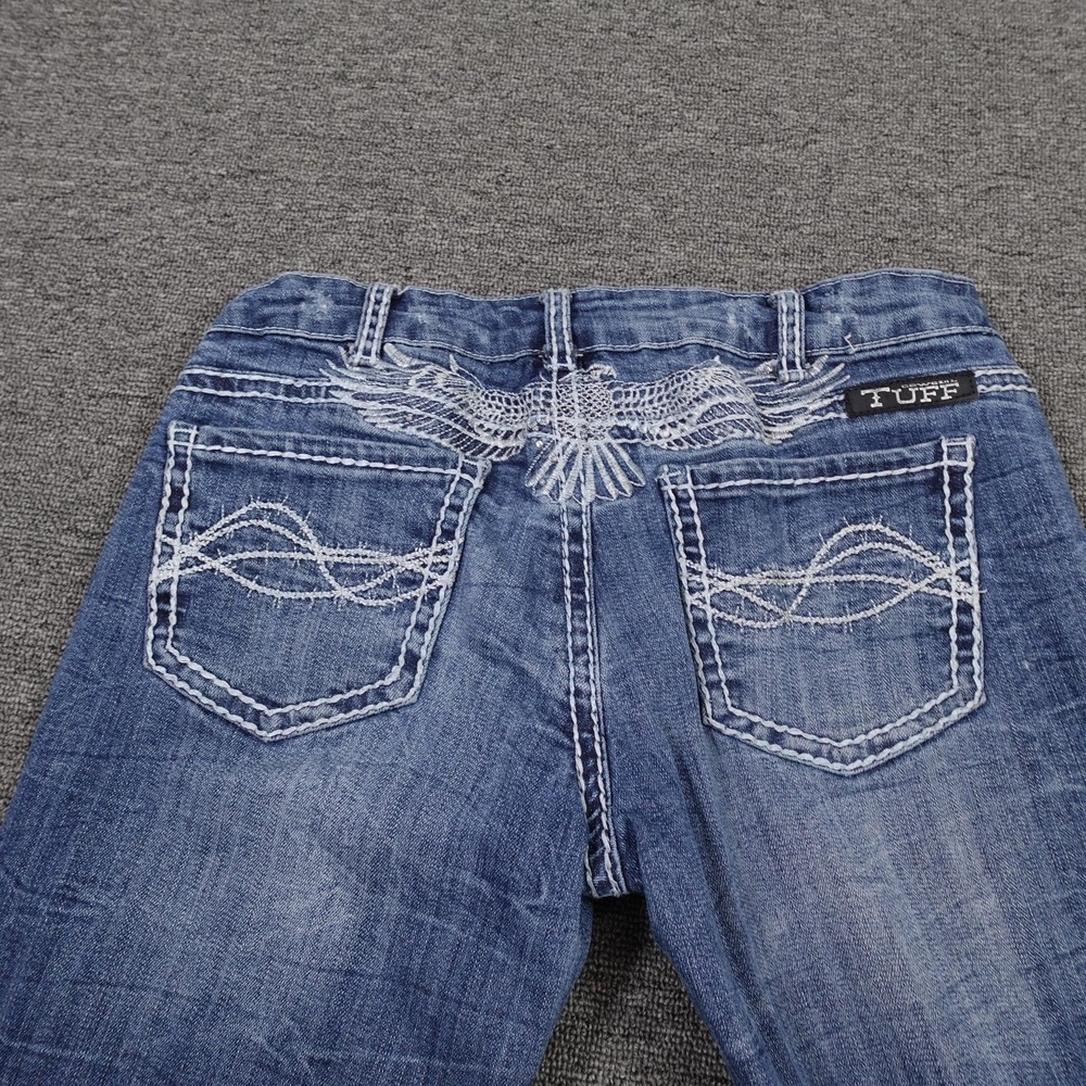 Cowgirl Tuff Co Freedom Jeans Womens 28 Blue Medium Wash Mid Rise Bootcut 28x35 - Picture 6 of 10